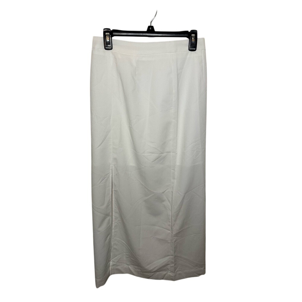 White‎ Maxi Skirt Career Wear Formal Elegant Long Pencil Skirt Wedding Guest